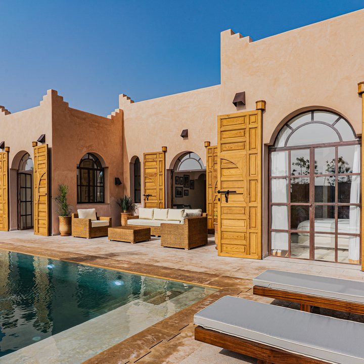 La villa témoin, construite et meublée